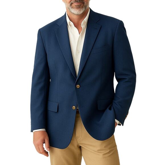 Nautica Navy Blue Men's Suit Jacket Sport Coat Extra Large - Picture 1 of 7